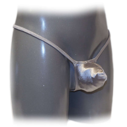 Men's thong bulge pouch thong
