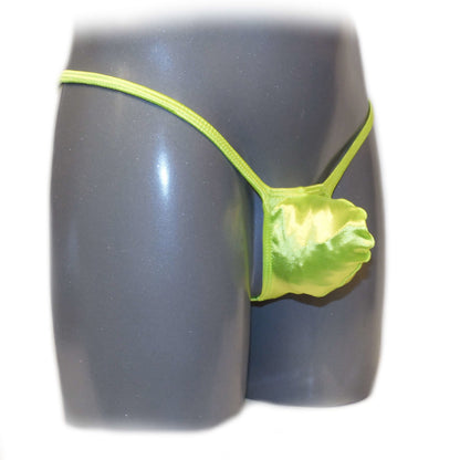 Men's thong bulge pouch thong