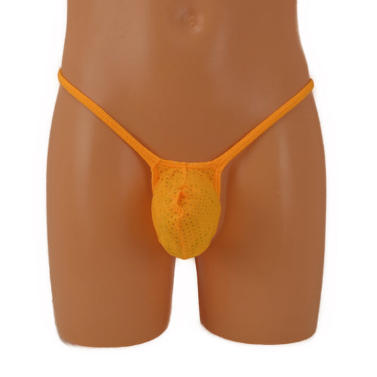 Mens slip bulge pouch String