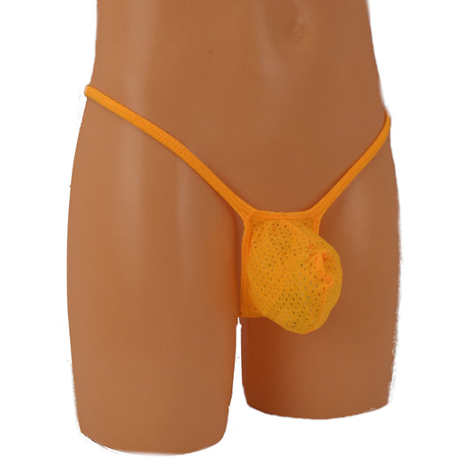Mens slip bulge pouch String