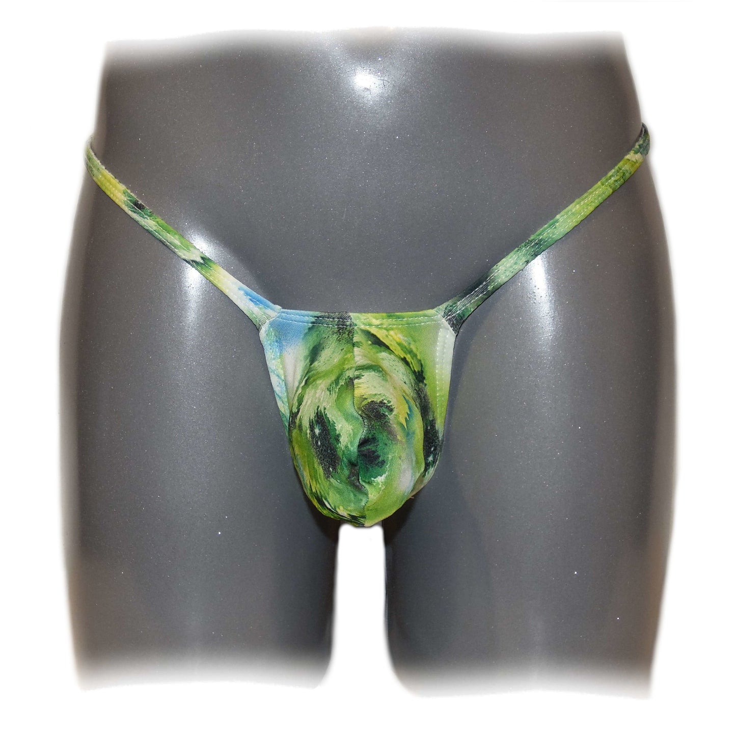 Men's thong bulge pouch thong