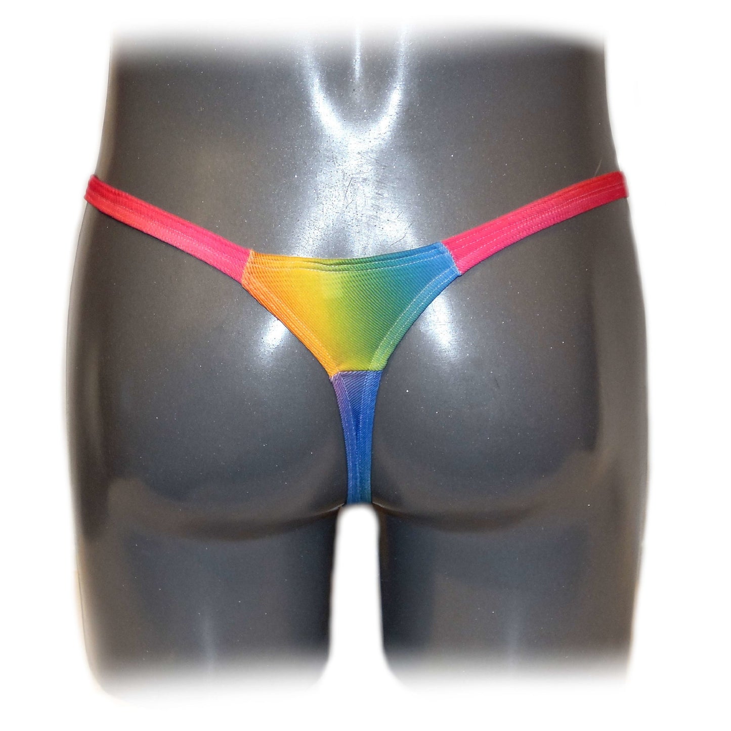 Mens thong bulge pouch thong Neon
