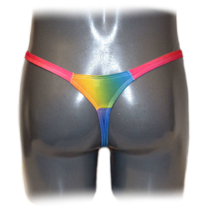 Mens thong bulge pouch thong Neon
