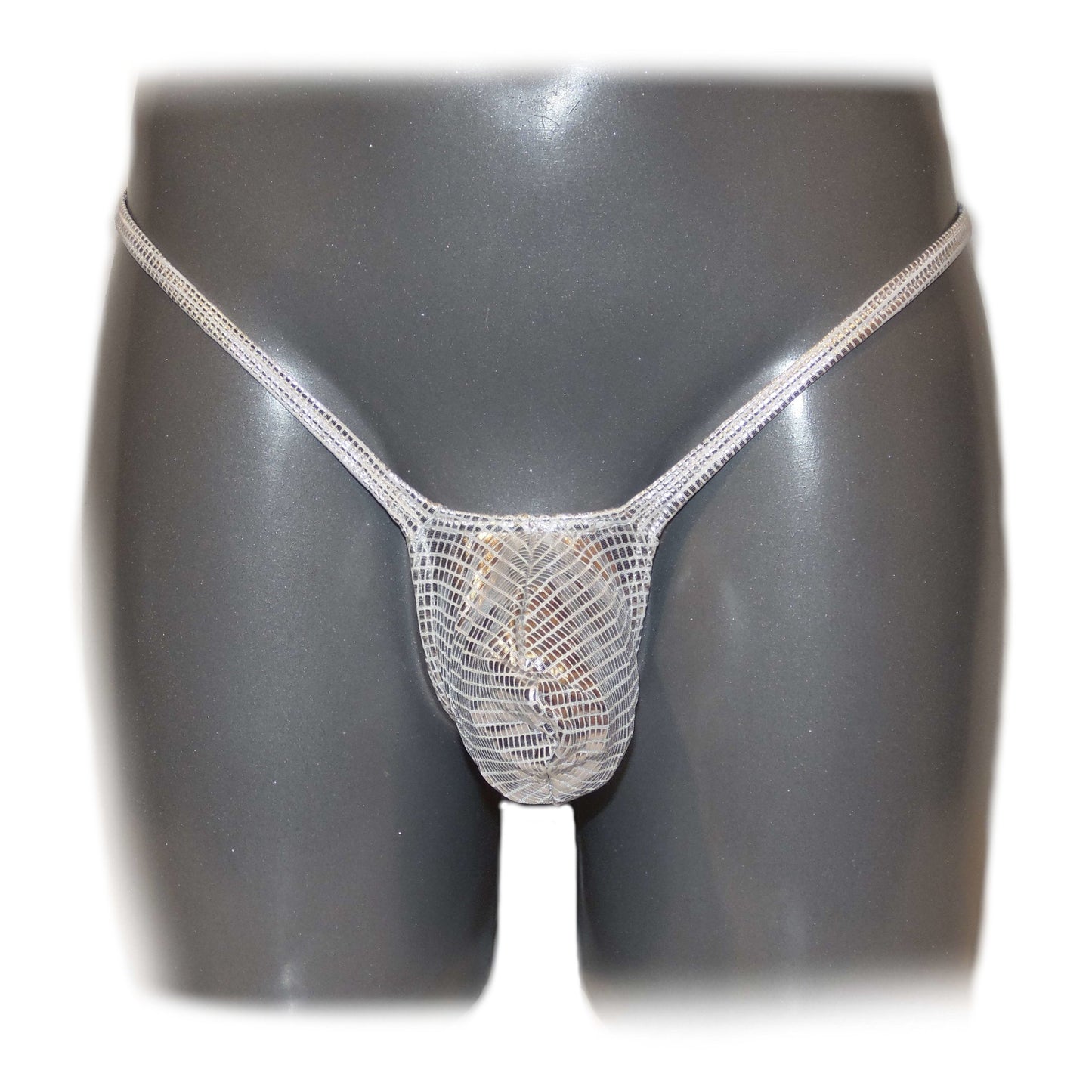Mens thong bulge pouch thong