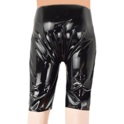 Latex Shorts mit Frontöffnung