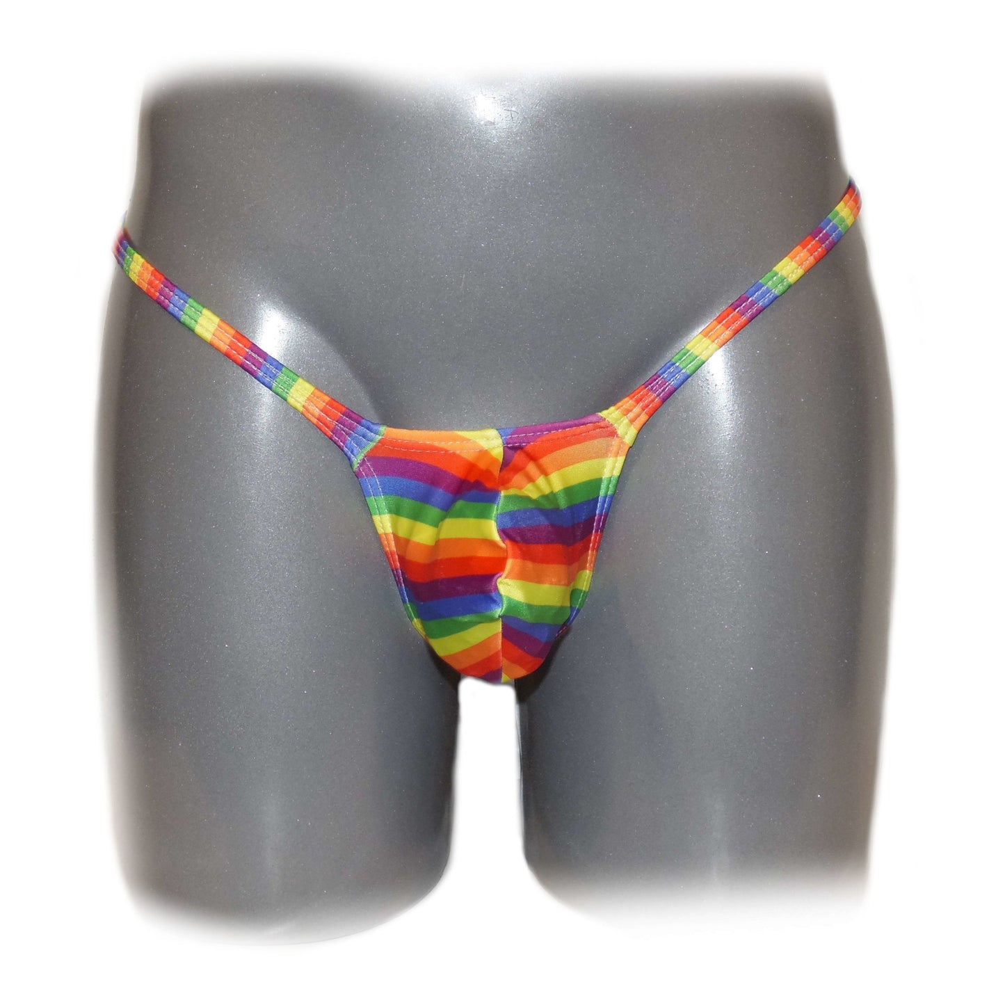 Men's thong bulge pouch thong