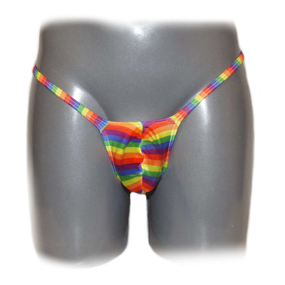 Men's thong bulge pouch thong