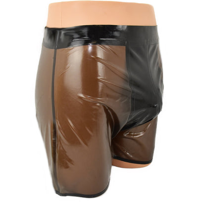Latex Shorts transparent, hand made and top quality