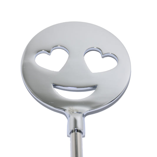 SM-Patsche aus Metall Smily  massiv und stabil