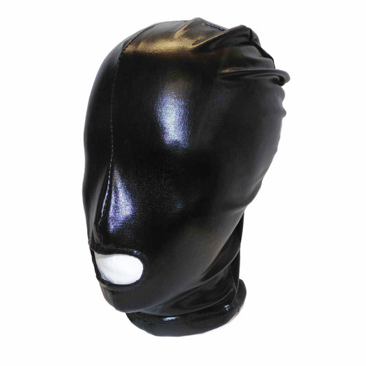 Black Hood Showing Mouth