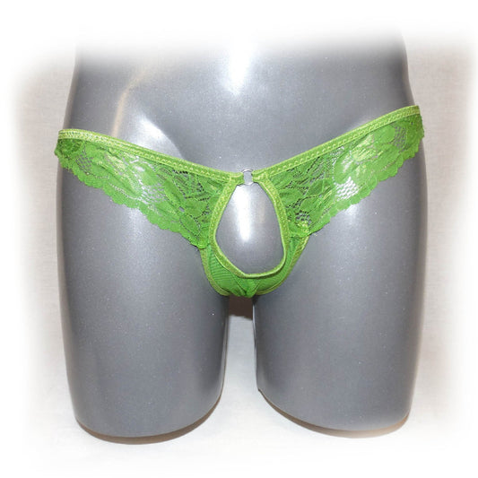 String mit Spitze - Thong Menstring