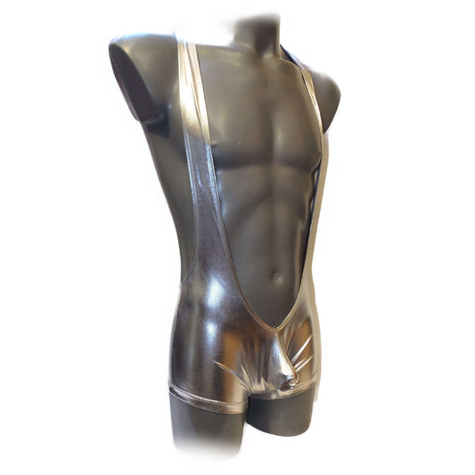Metallic Bulge Pouch Body Men