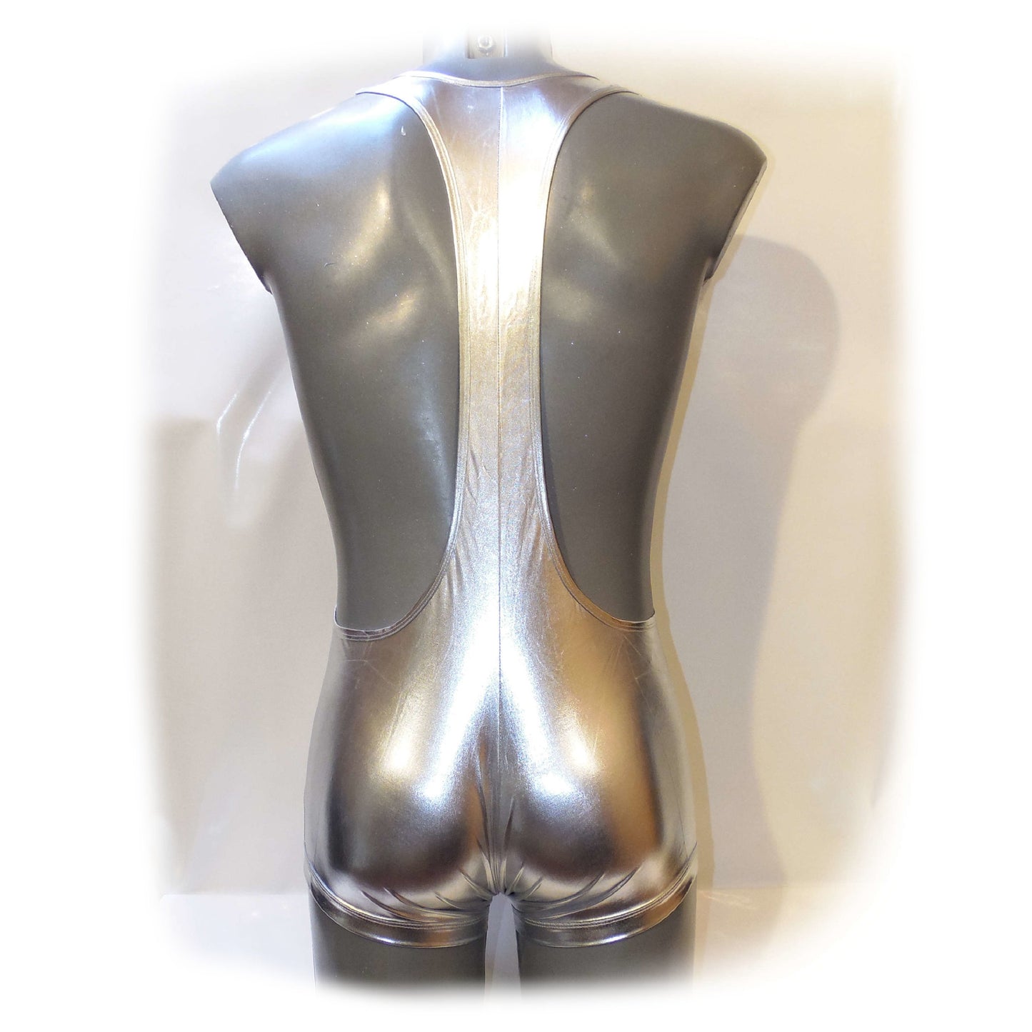 Metallic Bulge Pouch Body Men