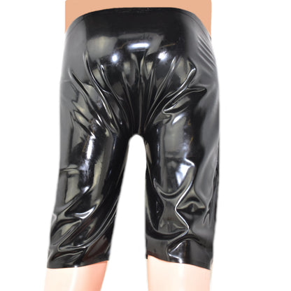 Latex Shorts mit 2 Reißverschlüssen seitlich Handgemacht - 0,4 mm