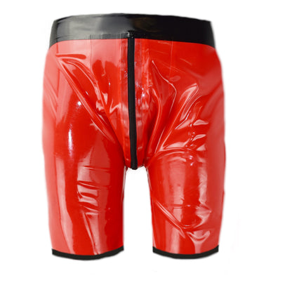 Latex Boxer mit extra großem Beutel Zwei-Wege-Reißverschluss