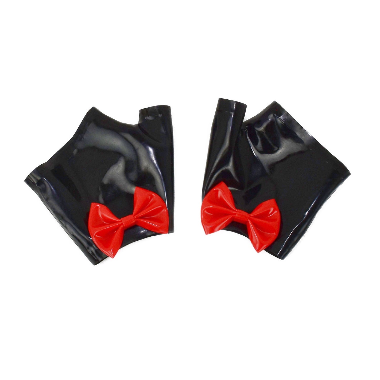 Latex Handschuhe mit Schleife Handgemacht