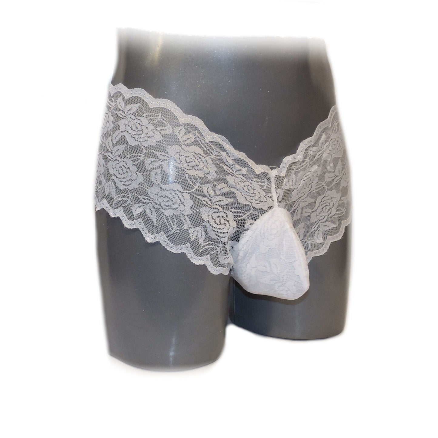 Lace briefs for him, ruffled briefs
