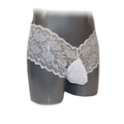 Lace briefs for him, ruffled briefs