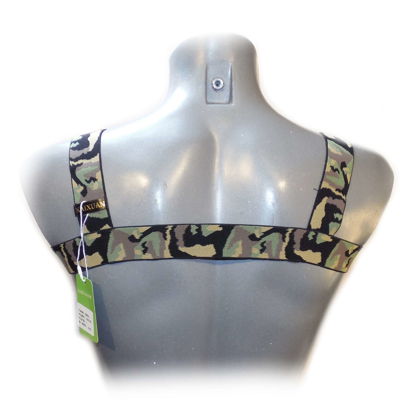 BONDAGE HALTER MEN HARNESS CAMOUFLAGE