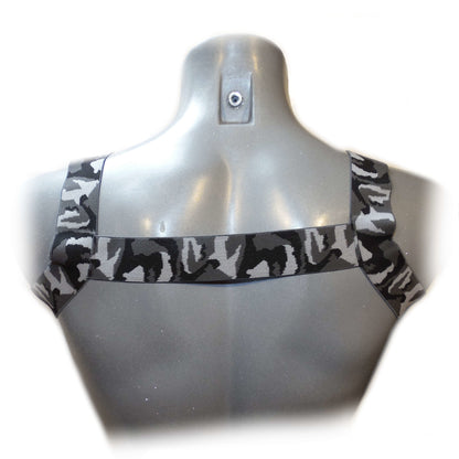 BONDAGE HALTER MEN HARNESS CAMOUFLAGE