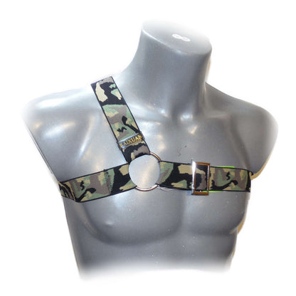 BONDAGE HALTER MEN HARNESS CAMOUFLAGE