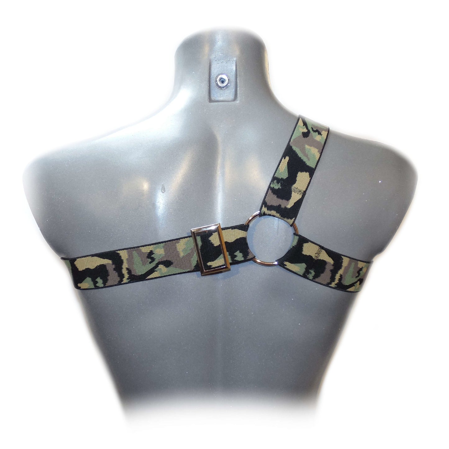 BONDAGE HALTER MEN HARNESS CAMOUFLAGE