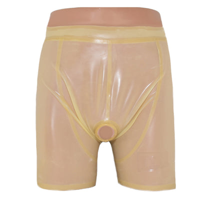 Latex Shorts mit Cockring