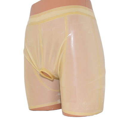 Latex Shorts mit Cockring