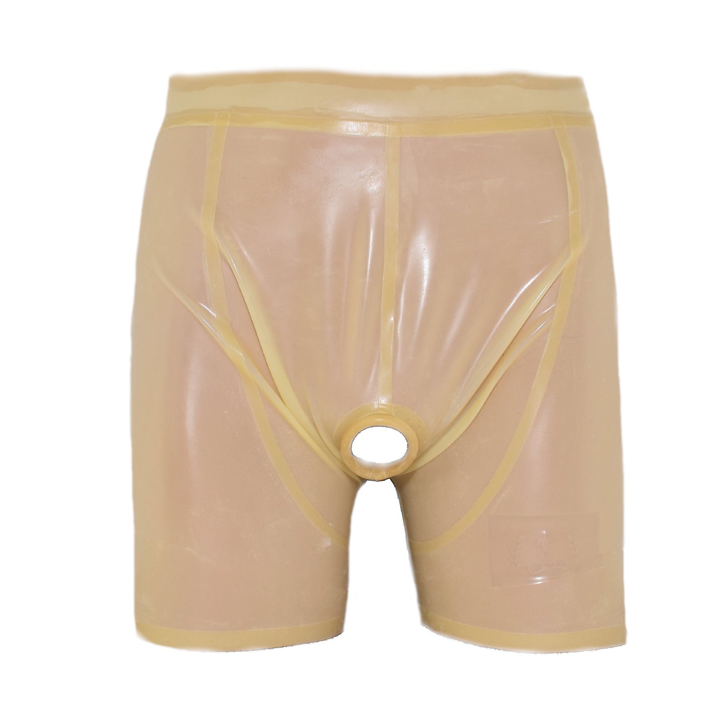 Latex Shorts mit Cockring