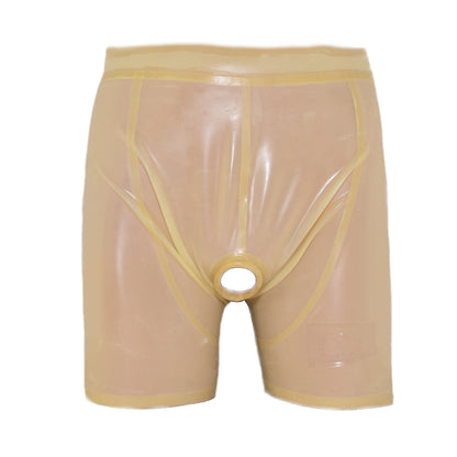 Latex Shorts mit Cockring