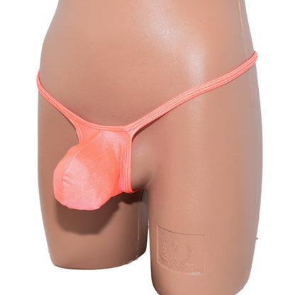Mens thong bulge pouch unicolor
