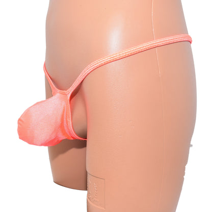 Mens thong bulge pouch unicolor