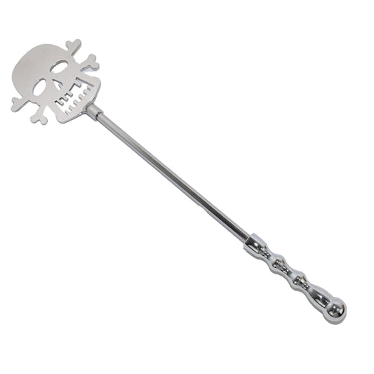 SM-Patsche aus Metall Totenkopf elastisch