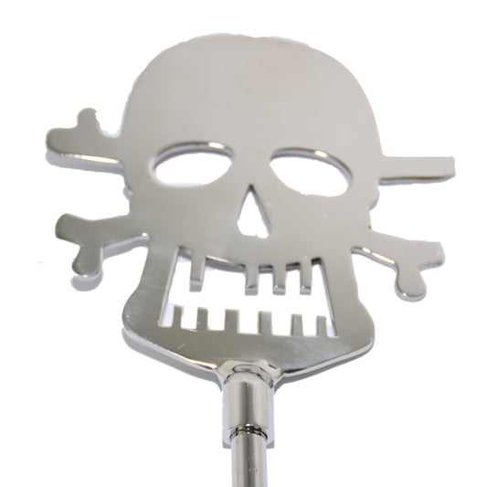 SM-Patsche aus Metall Totenkopf elastisch