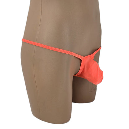 Mens thong bulge pouch unicolor