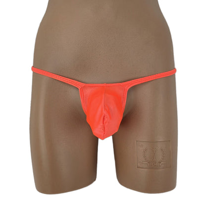 Mens thong bulge pouch unicolor