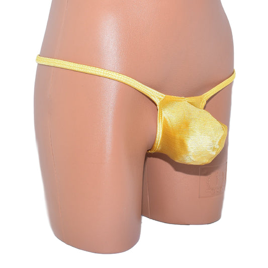 Mens thong bulge pouch unicolor