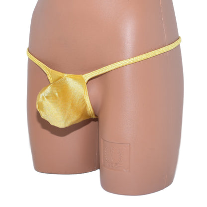 Mens thong bulge pouch unicolor