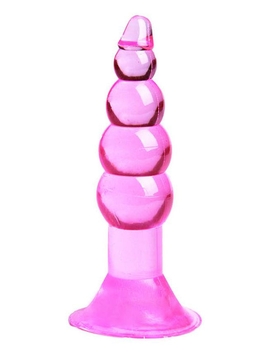 Stimulator Adult Sex Massager Pink Anal Plug 12 cm