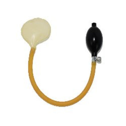 Latex Maske mit Mundknebel - 0,3 mm starkes Mat