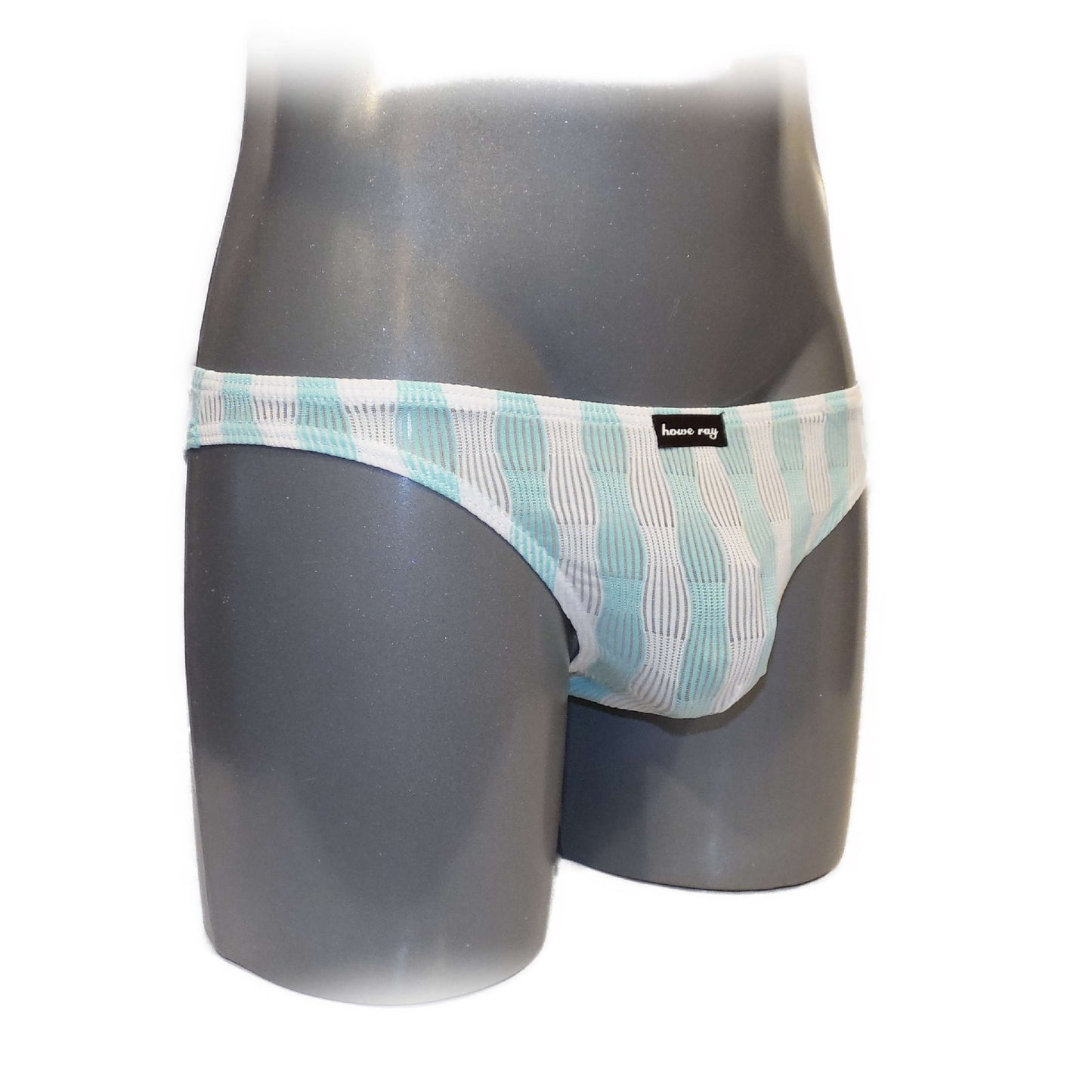 Mens Slips bulge pouch Slip Streifen