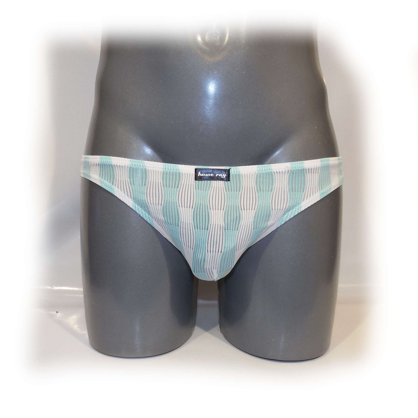 Mens Slips bulge pouch Slip Streifen