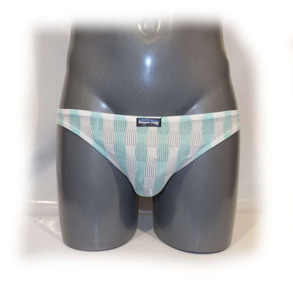 Mens Slips bulge pouch Slip Streifen