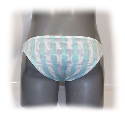 Mens Slips bulge pouch Slip Streifen