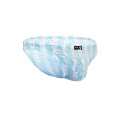 Mens Slips bulge pouch Slip Streifen