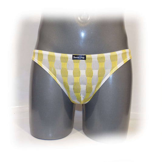 Mens Slips bulge pouch Slip Streifen