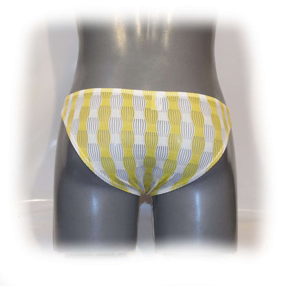 Mens Slips bulge pouch Slip Streifen
