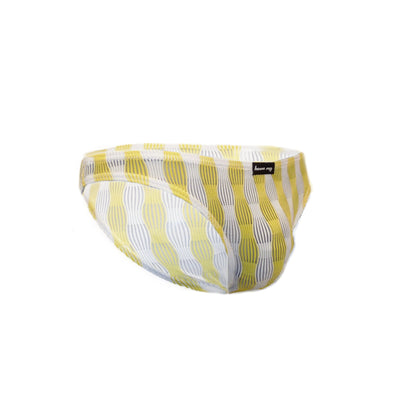 Mens Slips bulge pouch Slip Streifen