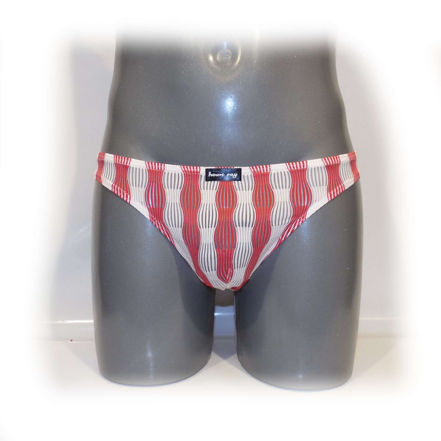 Mens Slips bulge pouch Slip Streifen