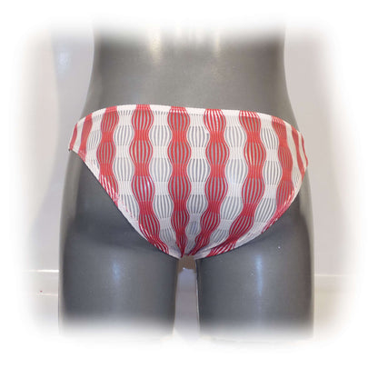 Mens Slips bulge pouch Slip Streifen